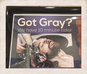 gray hair